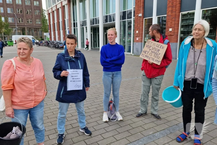 Demonstratie door XR voor gemeentehuis