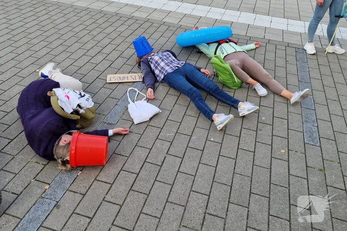 Demonstratie door XR voor gemeentehuis