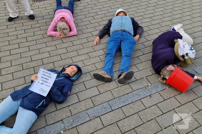 Demonstratie door XR voor gemeentehuis