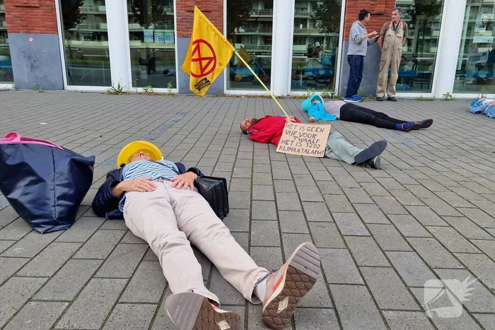Demonstratie door XR voor gemeentehuis