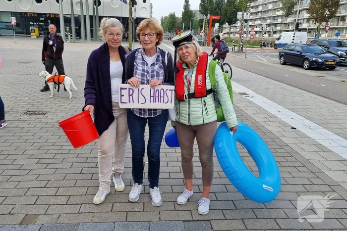 Demonstratie door XR voor gemeentehuis