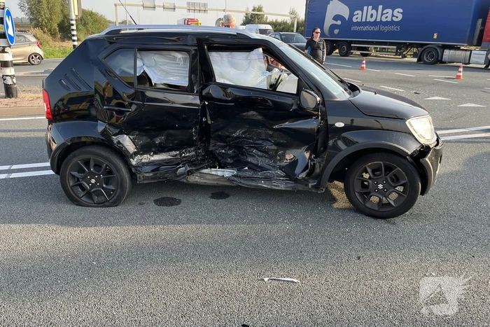 Voertuigen zwaar beschadigd door ongeval