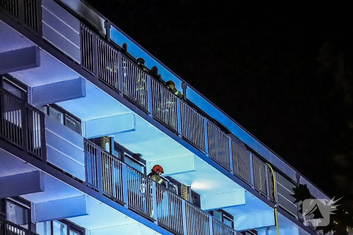 Veel schade bij brand in flatwoning