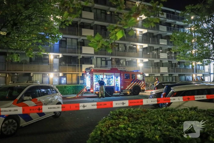 Veel schade bij brand in flatwoning
