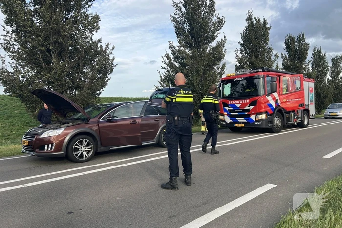 Schade bij kop-staart botsing