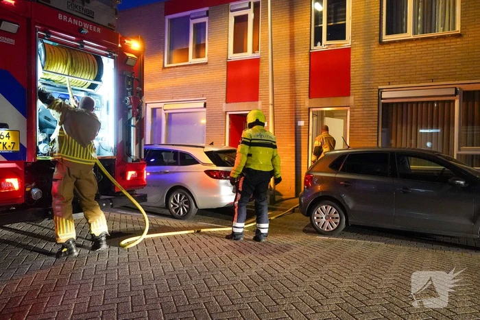 Brand bij woning snel onder controle