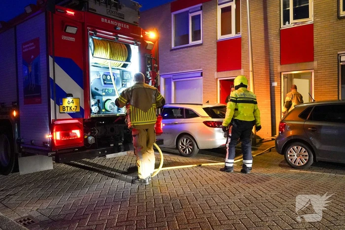Brand bij woning snel onder controle