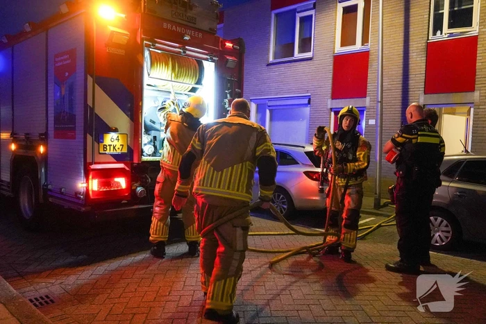 Brand bij woning snel onder controle