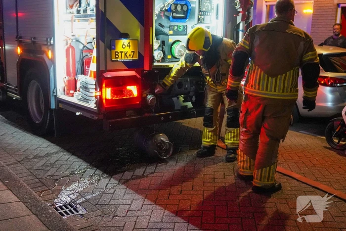 Brand bij woning snel onder controle