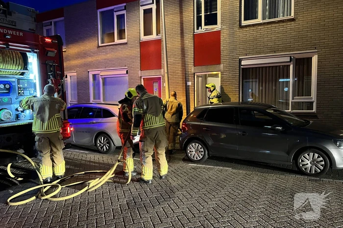 Brand bij woning snel onder controle