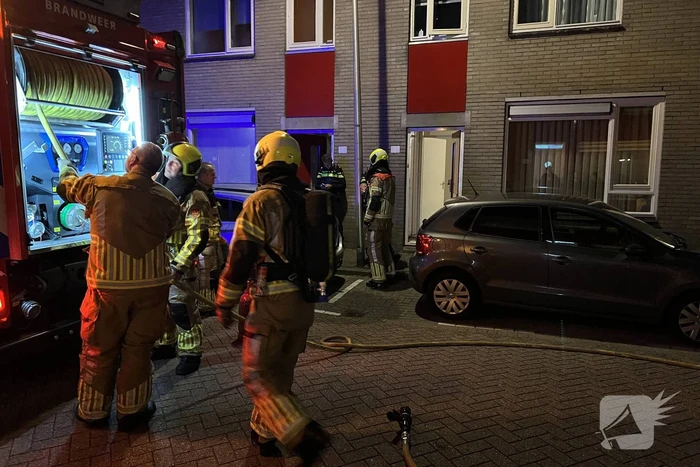 Brand bij woning snel onder controle