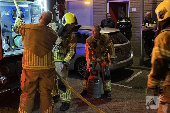 Brand bij woning snel onder controle
