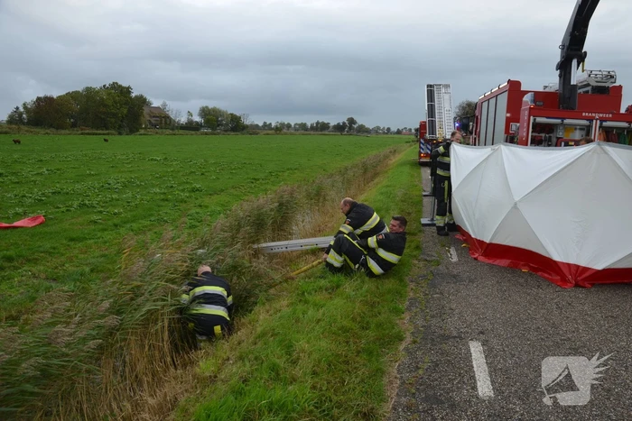 Bestuurder scootmobiel onderkoeld na te water raken
