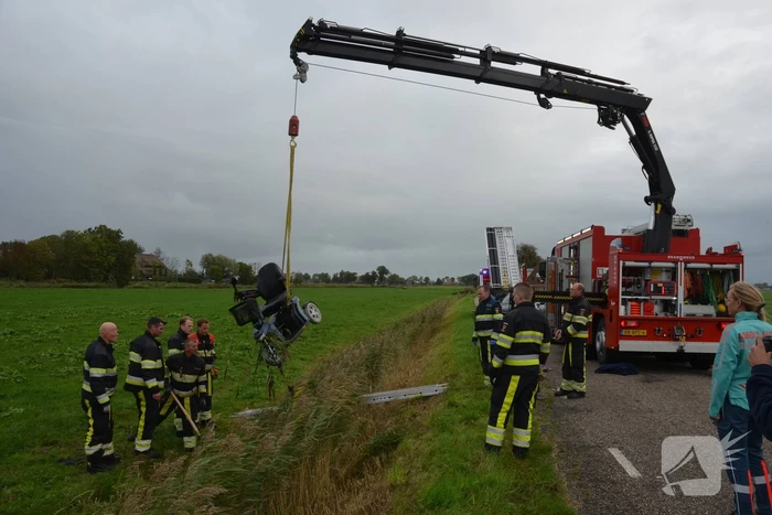 Bestuurder scootmobiel onderkoeld na te water raken