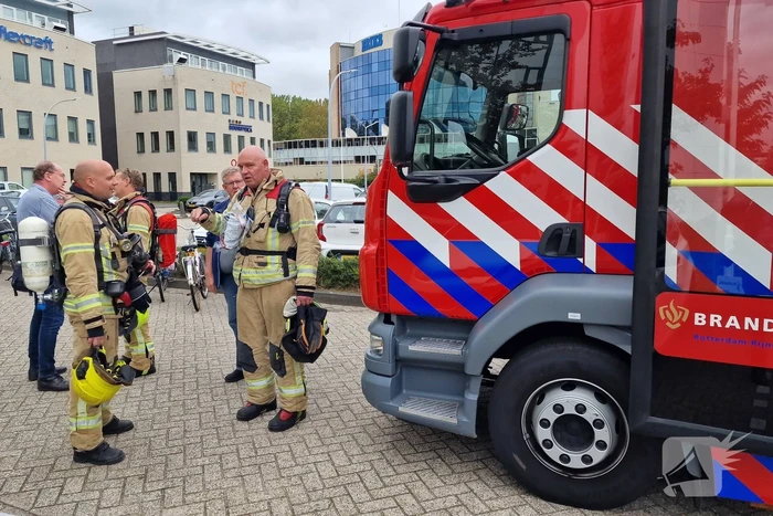 Kantoorgebouw ontruimd wegens brandlucht