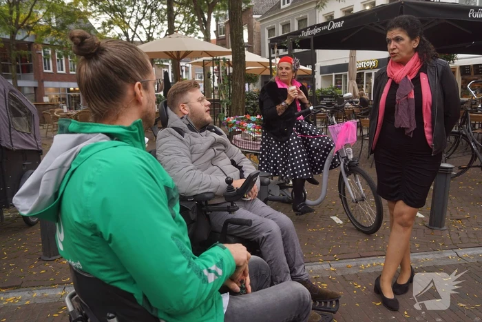 Hindernissen voor mensen met beperking worden zichtbaar in centrum