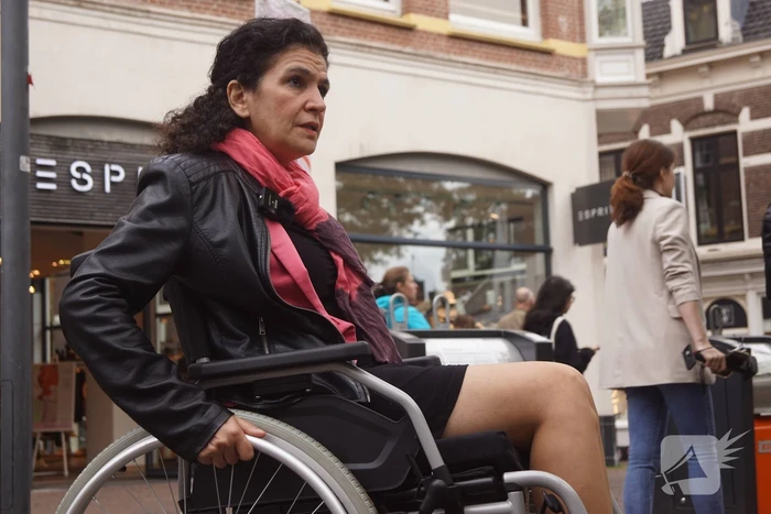 Hindernissen voor mensen met beperking worden zichtbaar in centrum