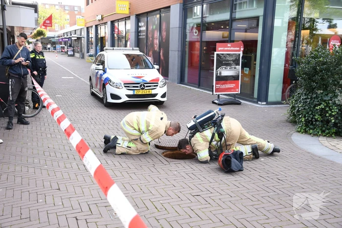 Omgeving afgezet tijdens onderzoek naar vreemde lucht