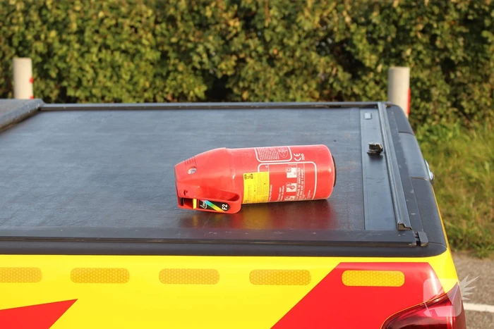 Bermbrand snel onder controle
