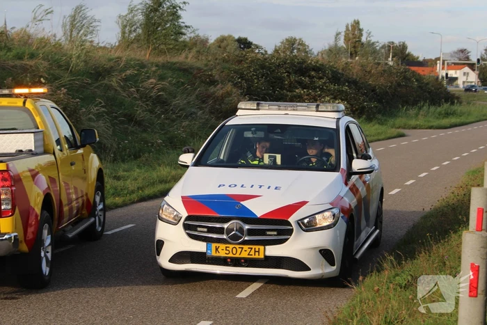 Bermbrand snel onder controle