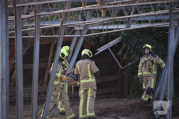 Brand in leegstaande kas snel geblust
