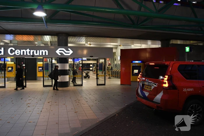 Inzet hulpdiensten voor incident in station
