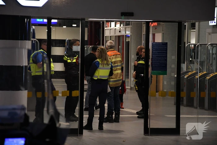 Inzet hulpdiensten voor incident in station