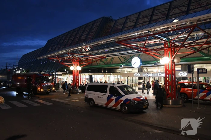 Inzet hulpdiensten voor incident in station