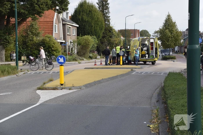 Fietser gewond bij aanrijding met auto