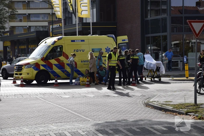 Fietser gewond bij aanrijding met auto