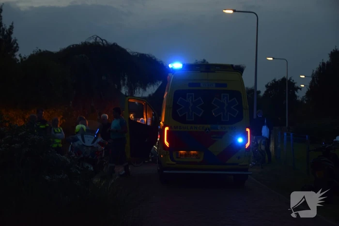 Scooterrijder gewond bij eenzijdig ongeval