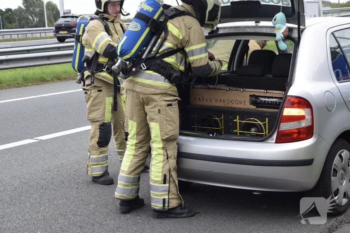 brand rijksweg a12 r 91,5 a - veenendaal 23 veenendaal
