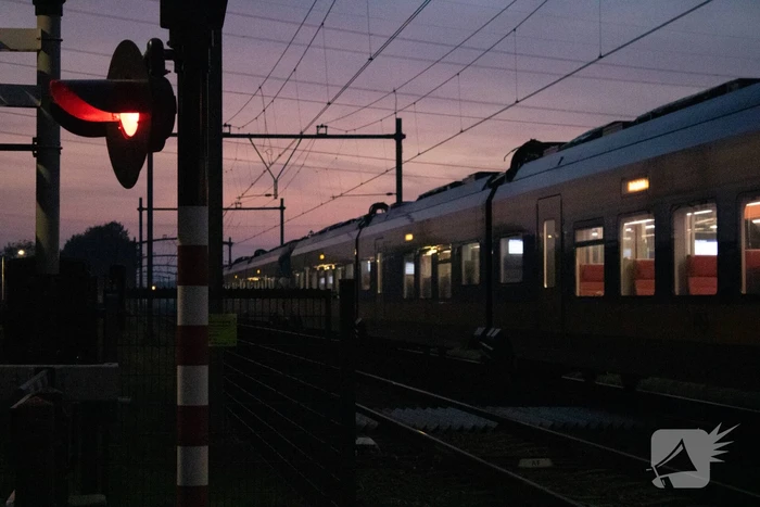 Trein valt stil door technische storing