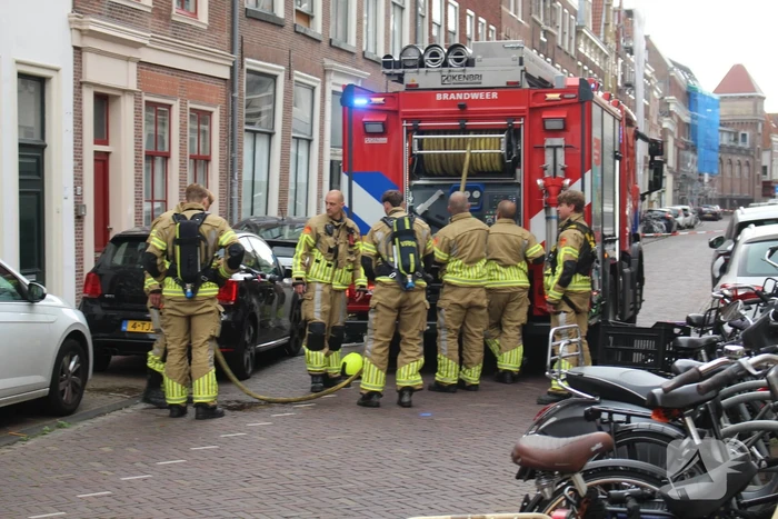 Dakbrand door wegbranden wespennest