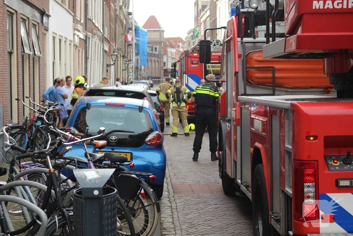 Dakbrand door wegbranden wespennest