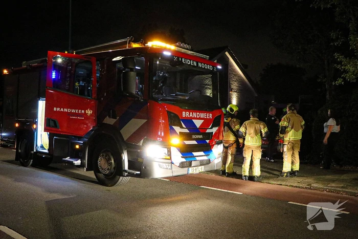 Flinke brand in garage van woning