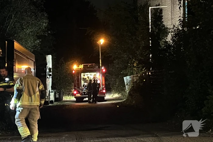 Brand in leegstand pand