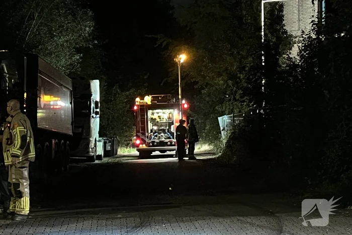 Brand in leegstand pand