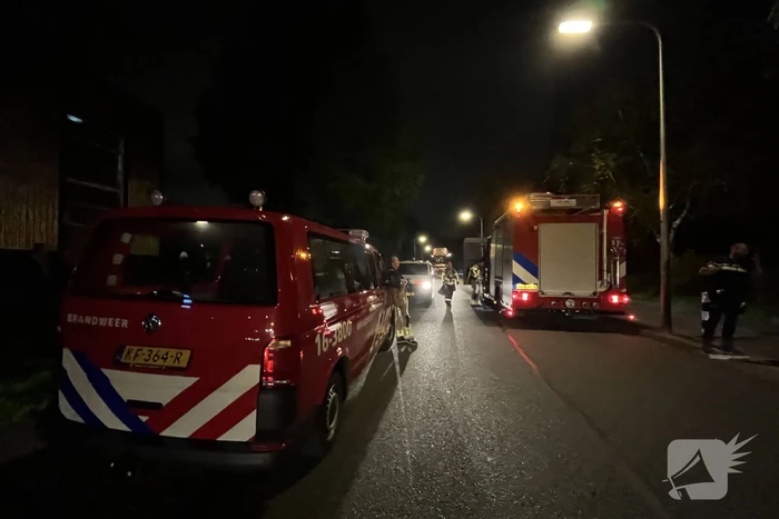Brand in leegstand pand