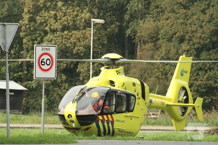 Trauma helikopter ingezet bij medische noodsituatie in woning
