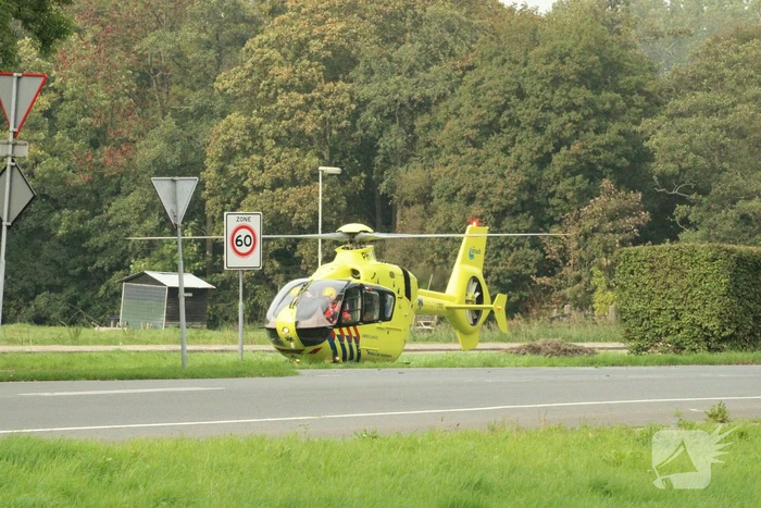 Trauma helikopter ingezet bij medische noodsituatie in woning