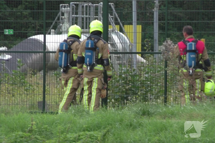 Bovengrondse gasleiding afgesloten na lekkage