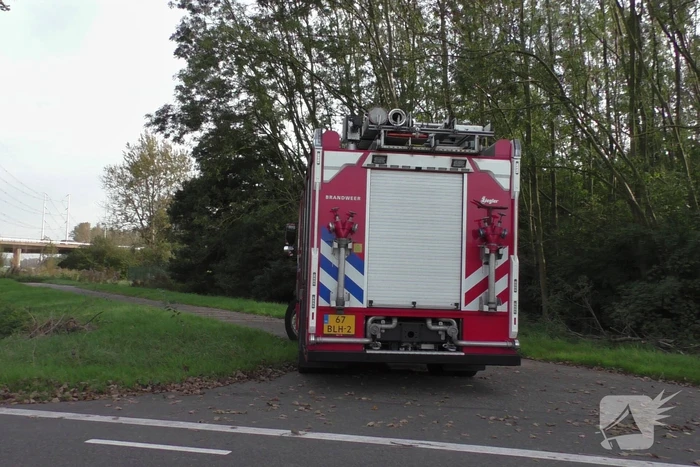 Bovengrondse gasleiding afgesloten na lekkage