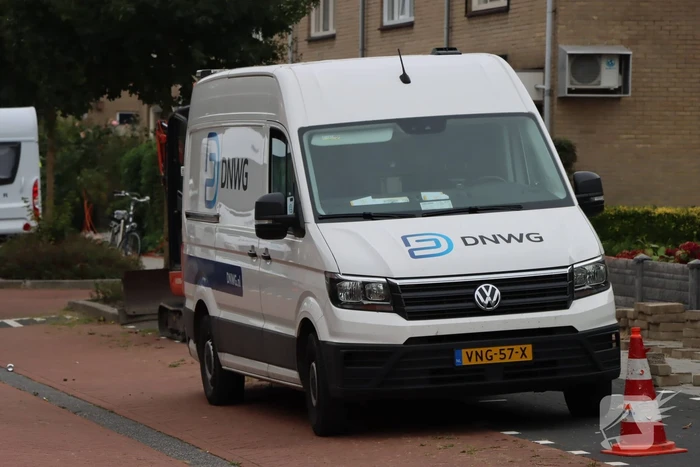 Gasleiding geraakt tijdens aanleg glasvezel