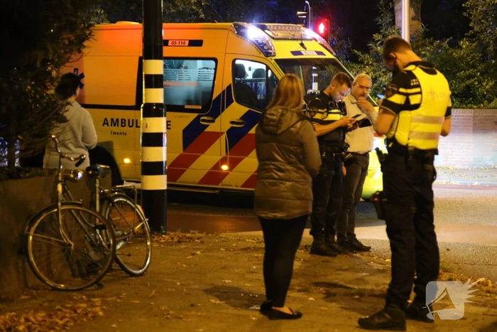 Fietser gewond bij aanrijding met taxi