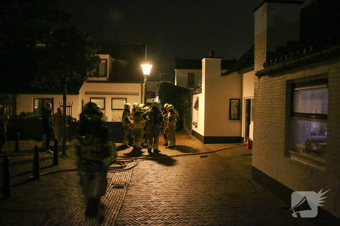 Hevige rookontwikkeling bij brand in woning
