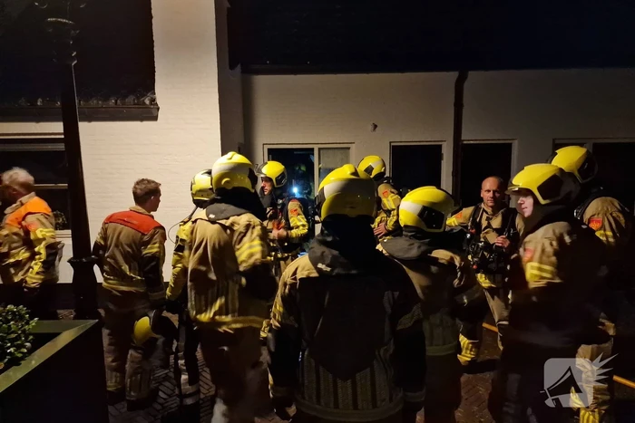 Hevige rookontwikkeling bij brand in woning