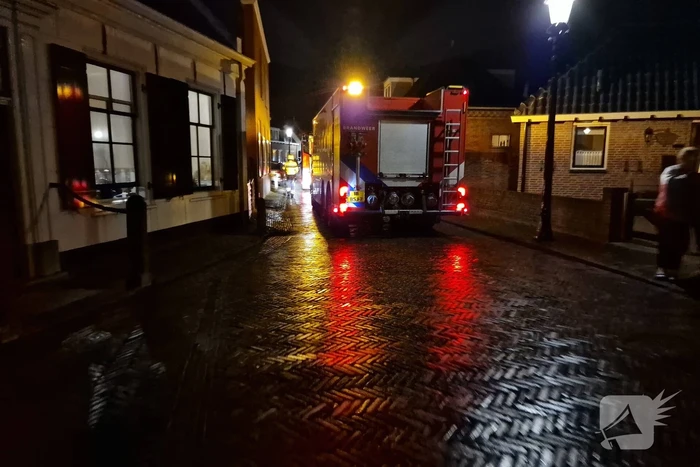 Hevige rookontwikkeling bij brand in woning