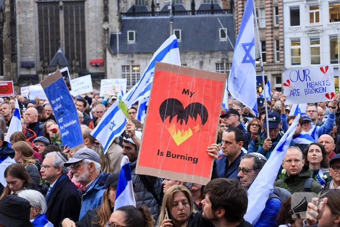 Manifestatie voor Israël druk bezocht