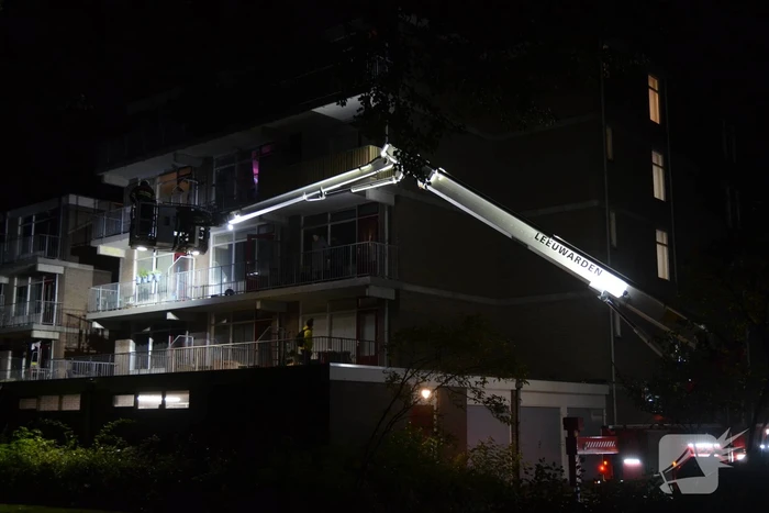Flat ontruimd door felle brand
